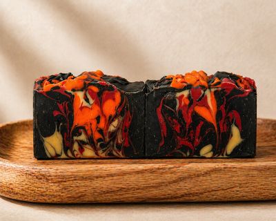 Fireside Ember Handmade Soap | Amber &amp; Woods Cold Process Soap