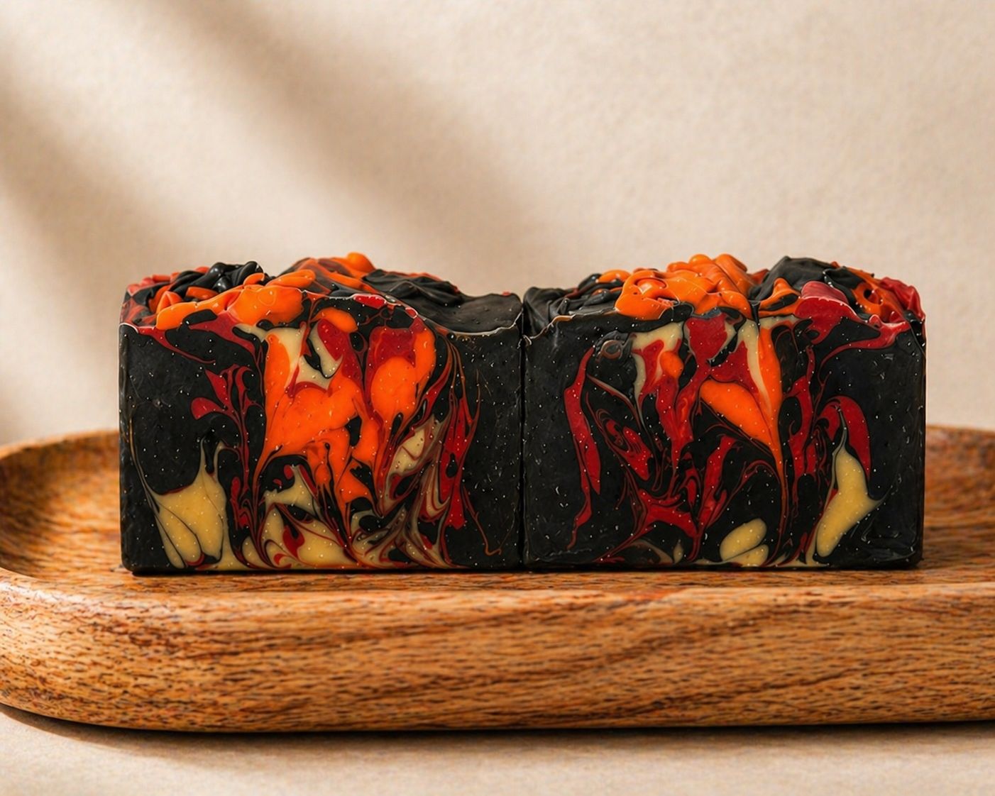 Fireside Ember Handmade Soap | Amber & Woods Cold Process Soap Fireside Ember Handmade Soap | Amber & Woods Cold Process Soap