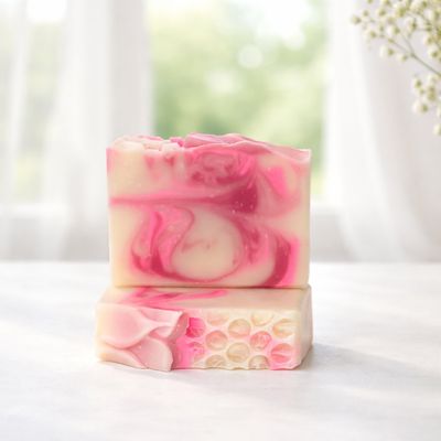 Blush &amp; Bloom Handmade Soap – Soft Floral Artisan Bar