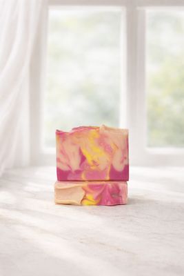 Jasmine Honeysuckle Handmade Soap | Floral Soap Bar | Soft Romantic Cold Process Soap
