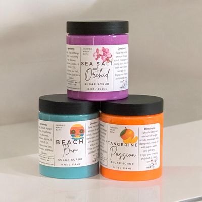 Emulsified Sugar Scrub | Exfoliating Moisturizing Body Scrub | Spring Reset Collection | Handmade Skincare
