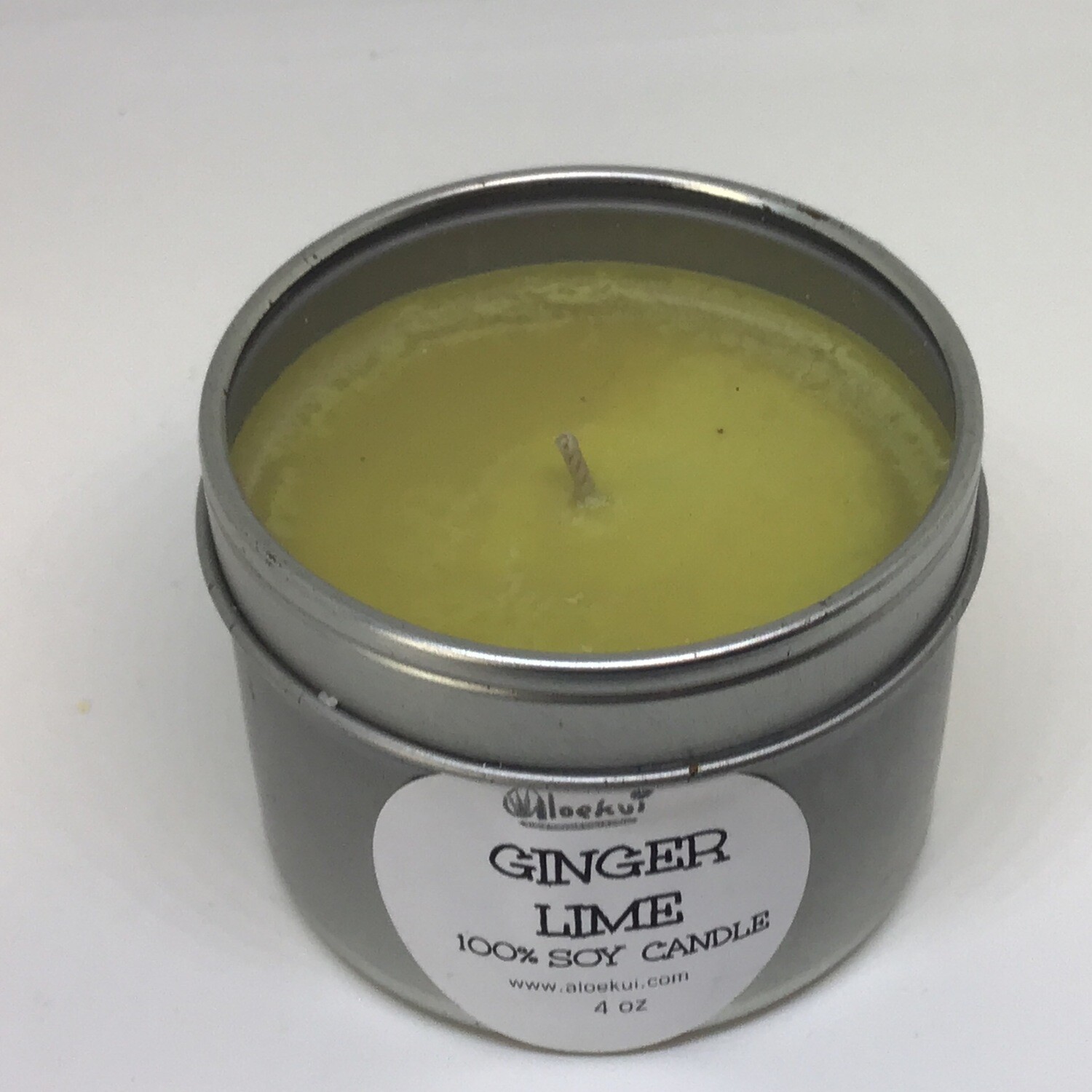 Ginger Lime 4 oz, Soy Candle Ginger Lime 4 oz, Soy Candle