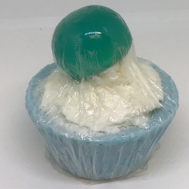 Blue angel cup cake soap