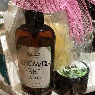 SHOWER GEL, SMALL LOT, AND SPONGE SHOWER GEL, SMALL LOT, AND SPONGE