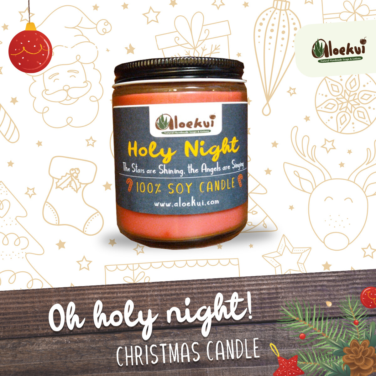 Holy Night Soy Candle 8 oz Holy Night Soy Candle 8 oz