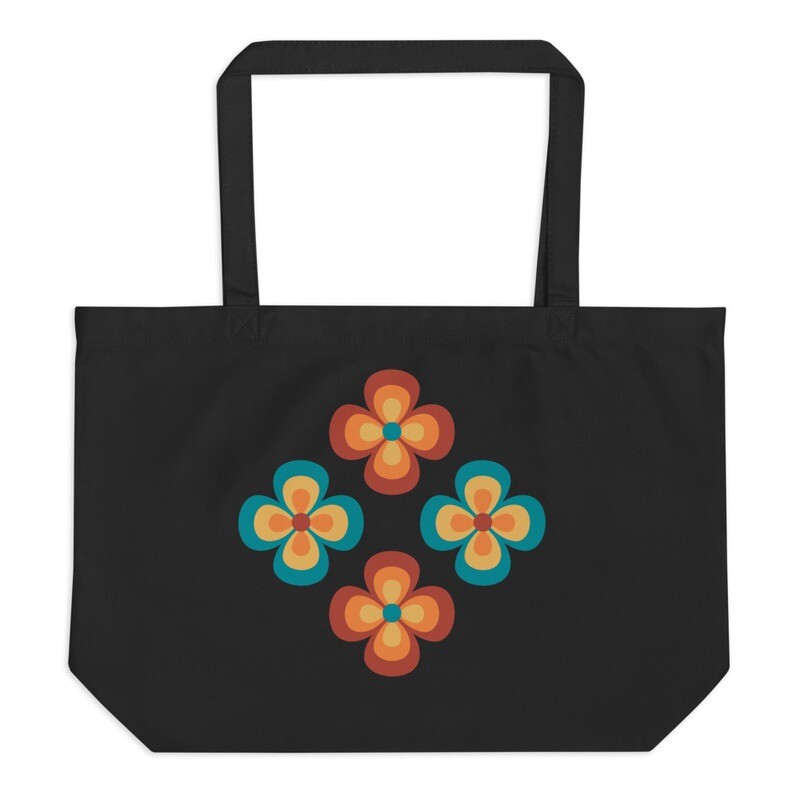 Large organic tote bag