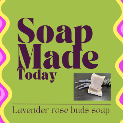 Lavender unscented, with lavender flower buds only