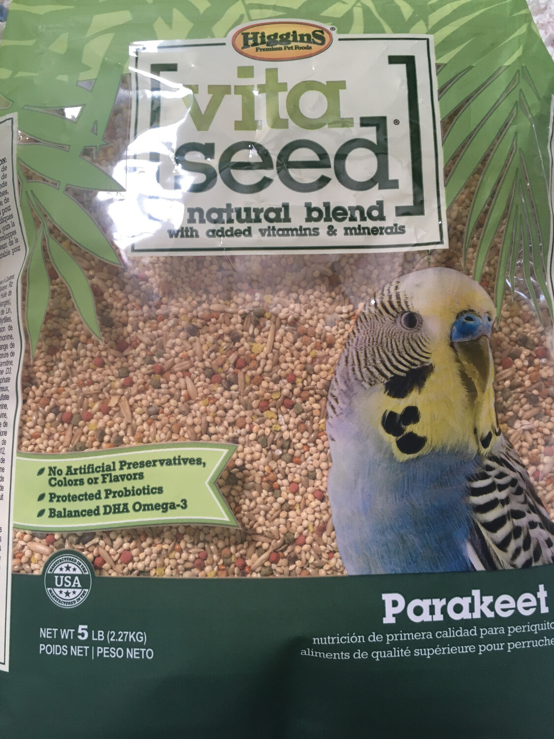 5 Lb. Parakeet Vita Seed