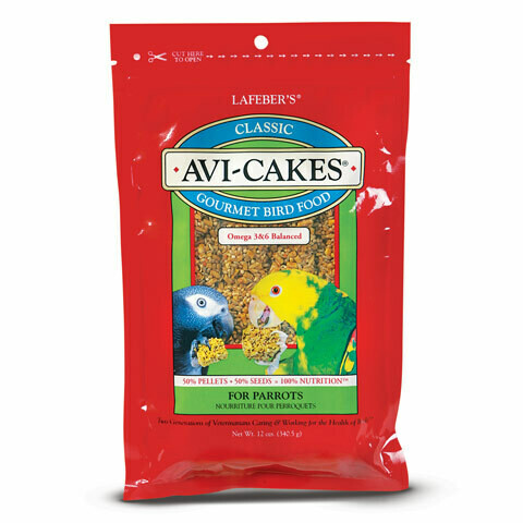 12 oz Parrot Avi Cakes
