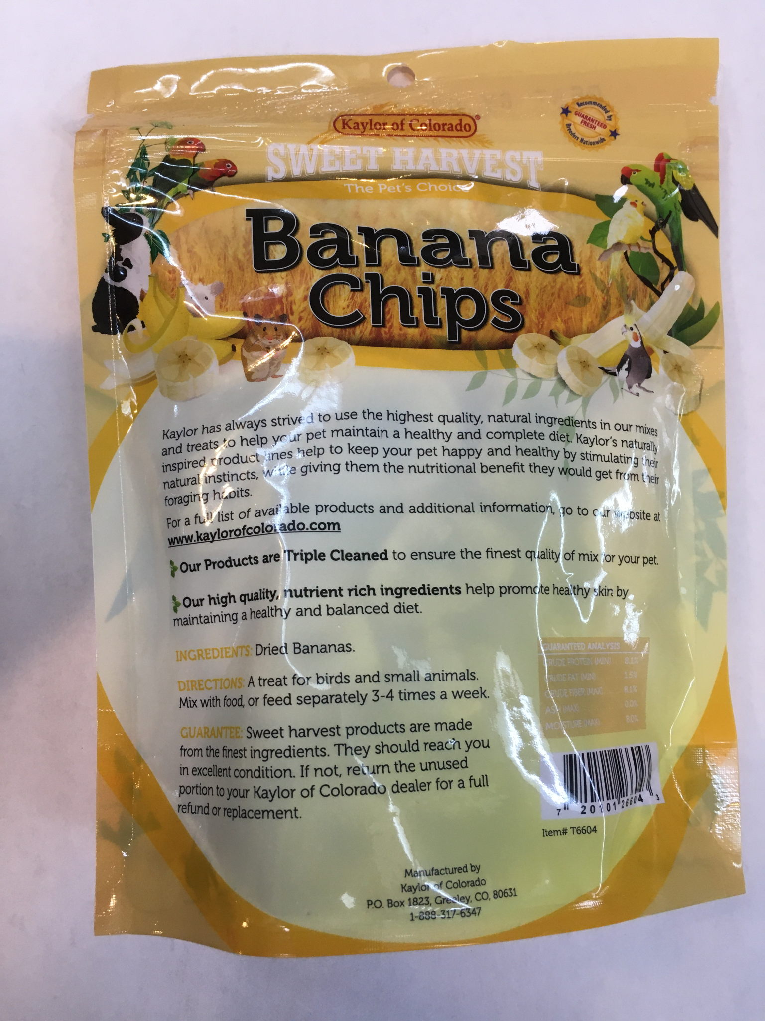 4oz Sweet Harvest Banana Chips