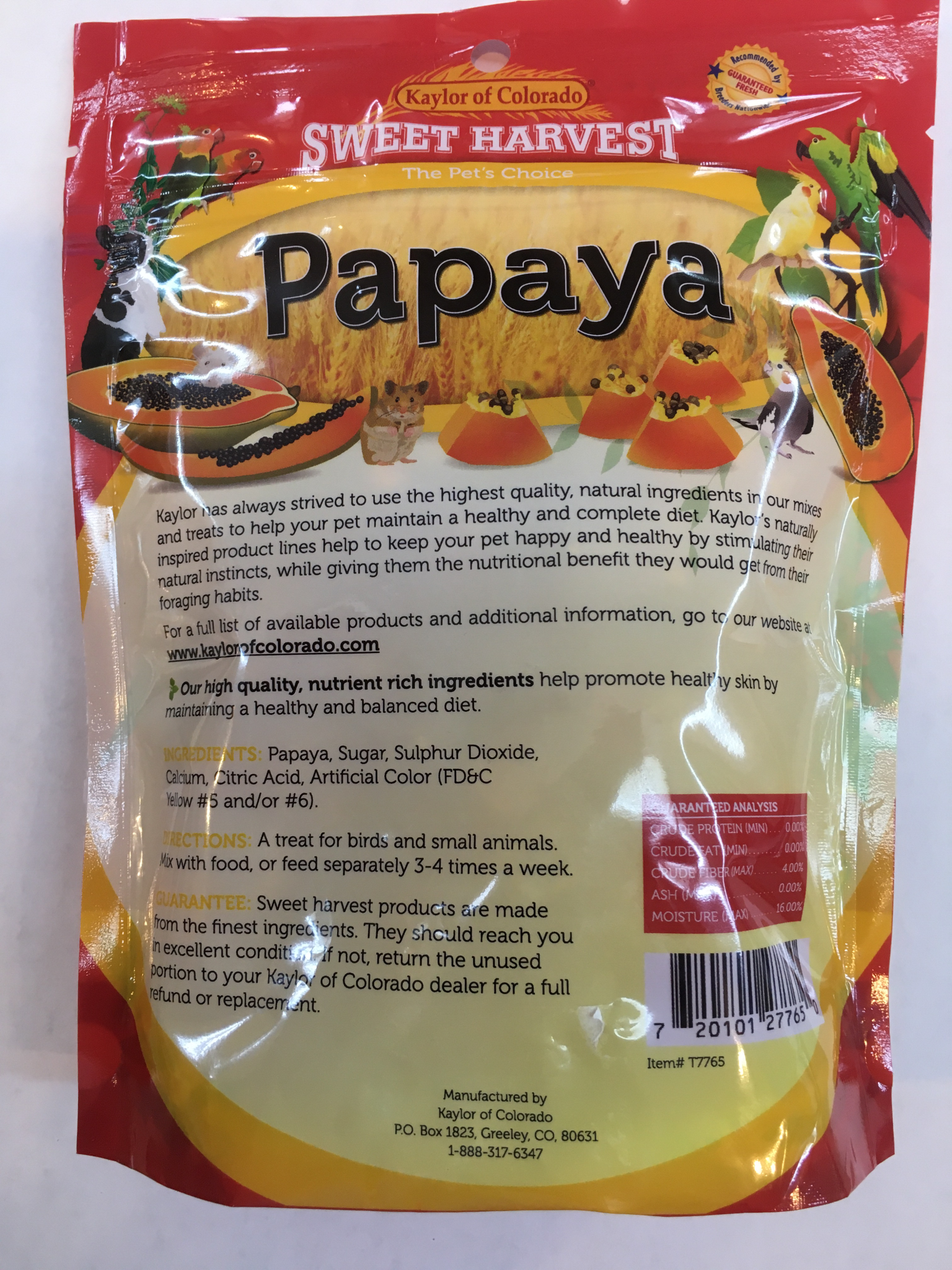 6.5oz Papaya Sweet Harvest