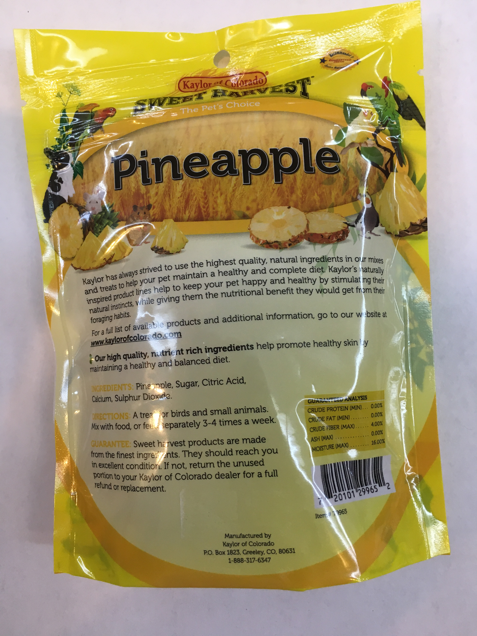 6.5 oz Sweet Harvest Pineapple