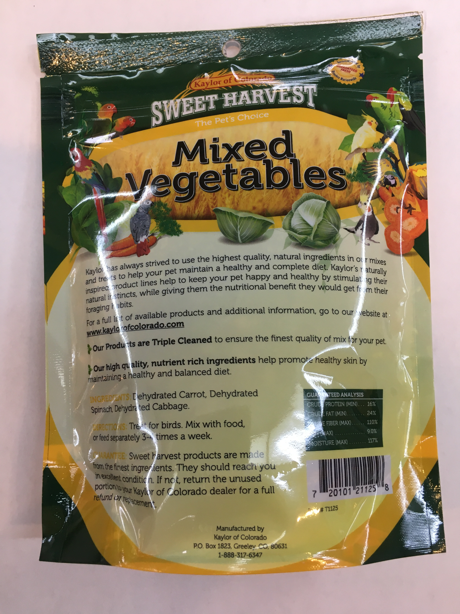2.5oz Sweet Harvest Mixed Veg.