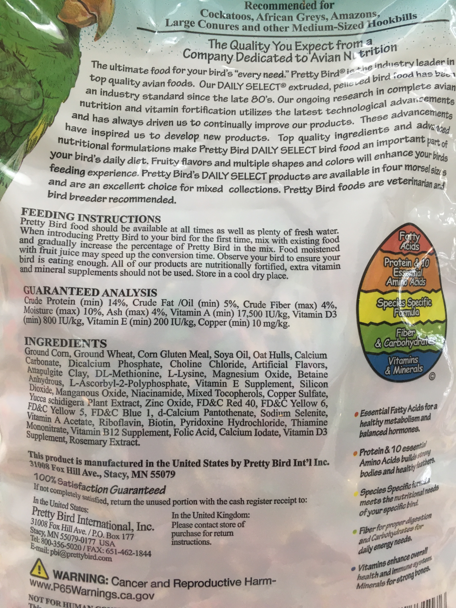 3 Lb Daily Select Medium Pretty Bird