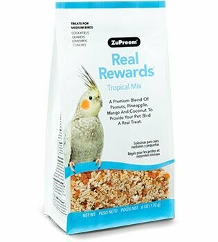 6oz Medium Bird Tropical Mix Real Rewards