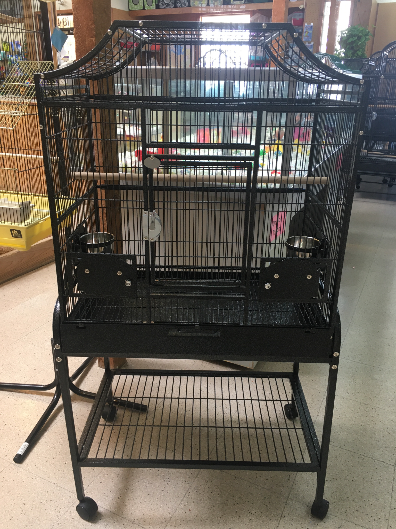 MA2818Fl Black Elegant Style Flight Cage