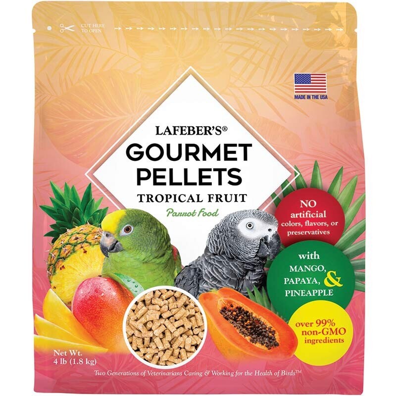 4lb Parrot Tropical Fruit Pellets
