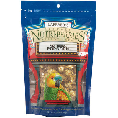 4 oz Parrot Popcorn Nutri-Berries
