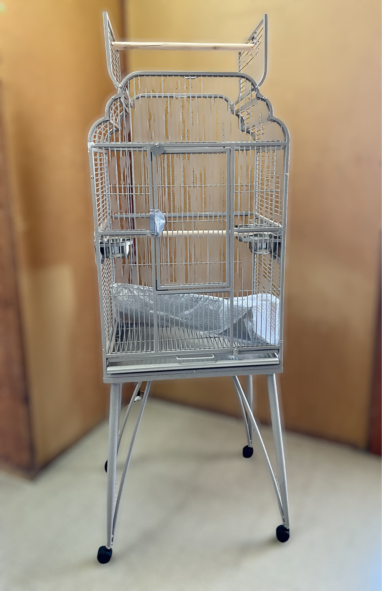 B-2217 Platinum Victorian Open Top Cage