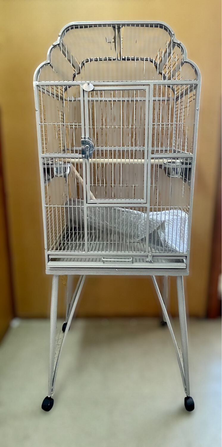 B-2217 Platinum Victorian Open Top Cage