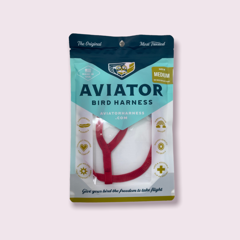 Medium Aviator Harness (Red)