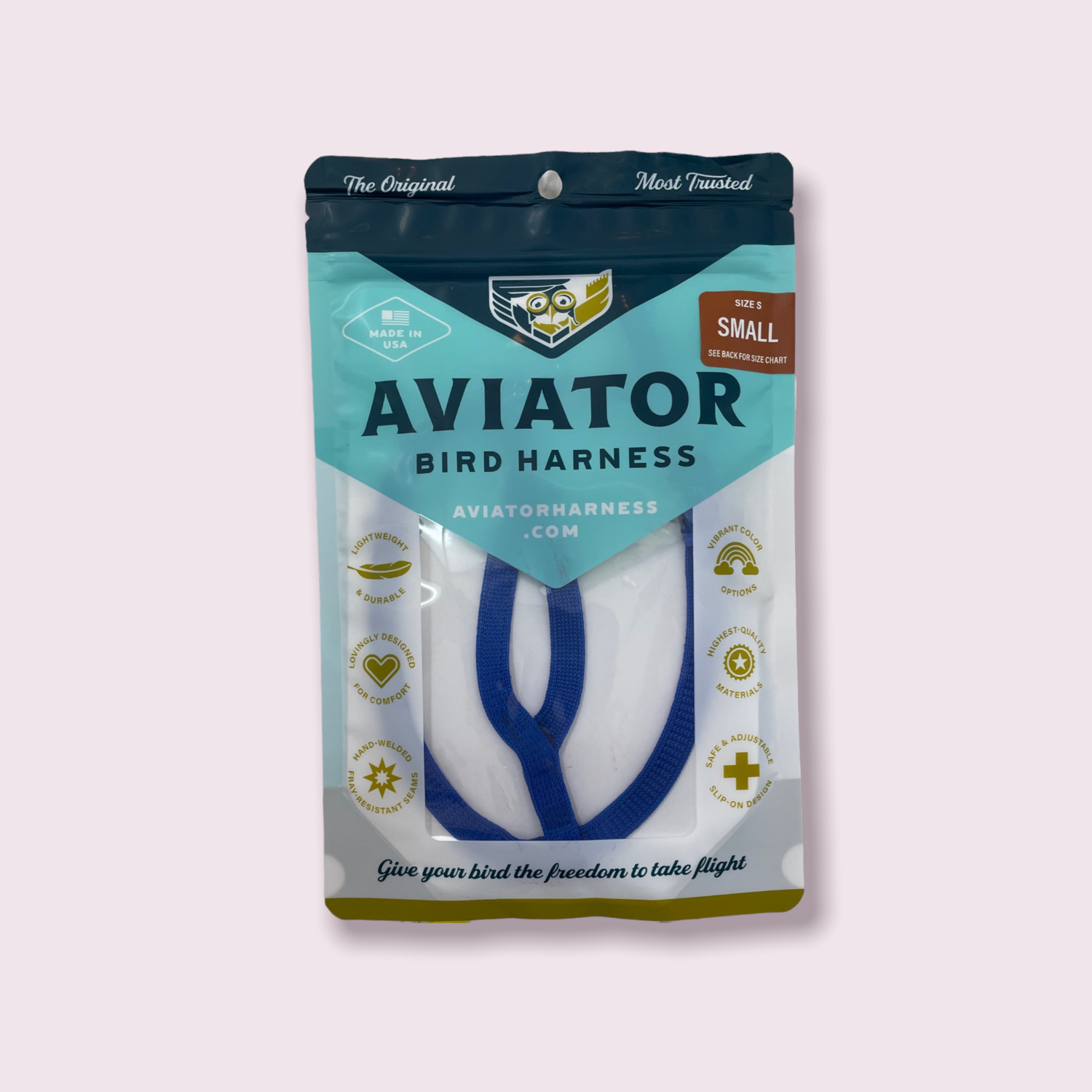 Small Aviator Harness (Blue)