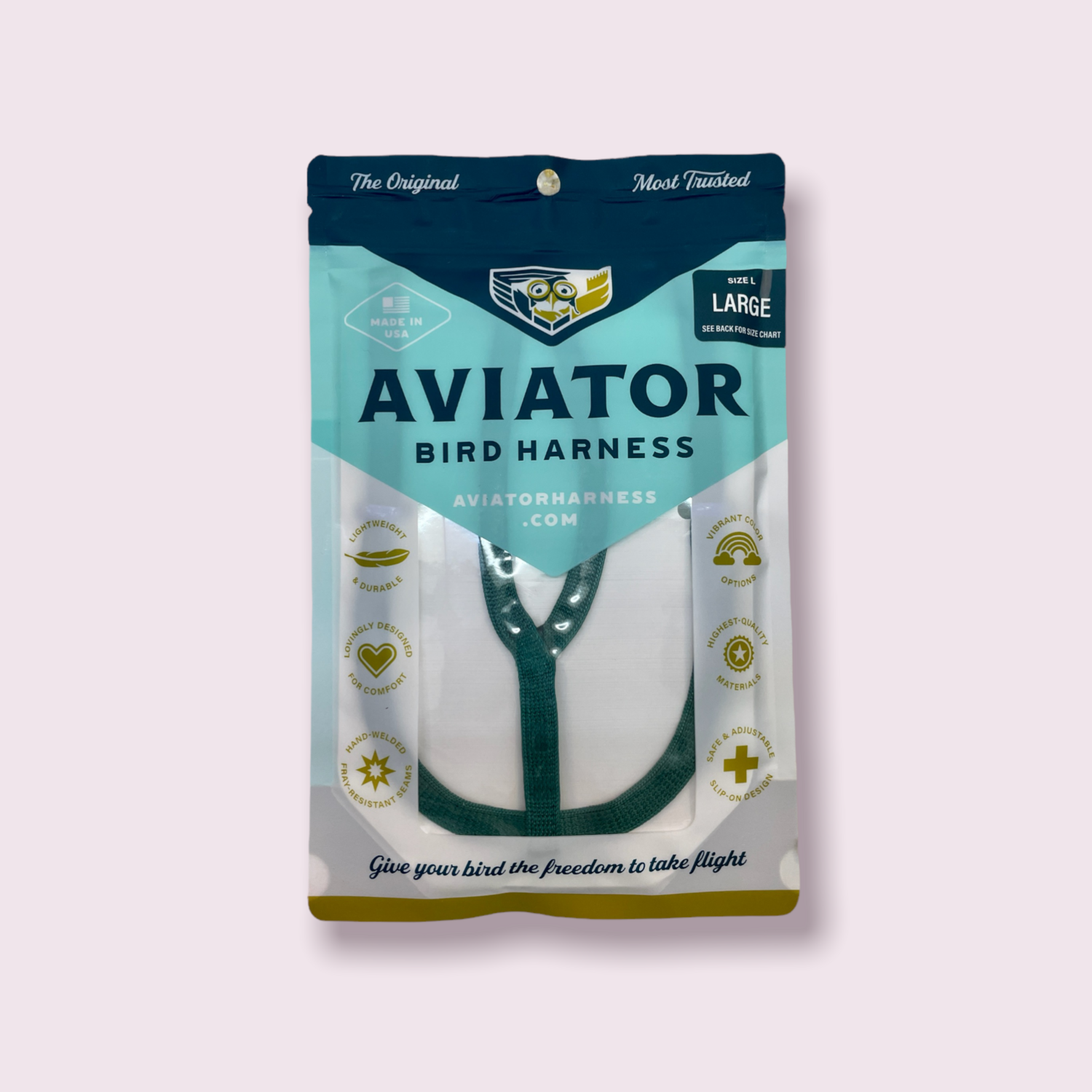 Large Aviator Harness (Green)