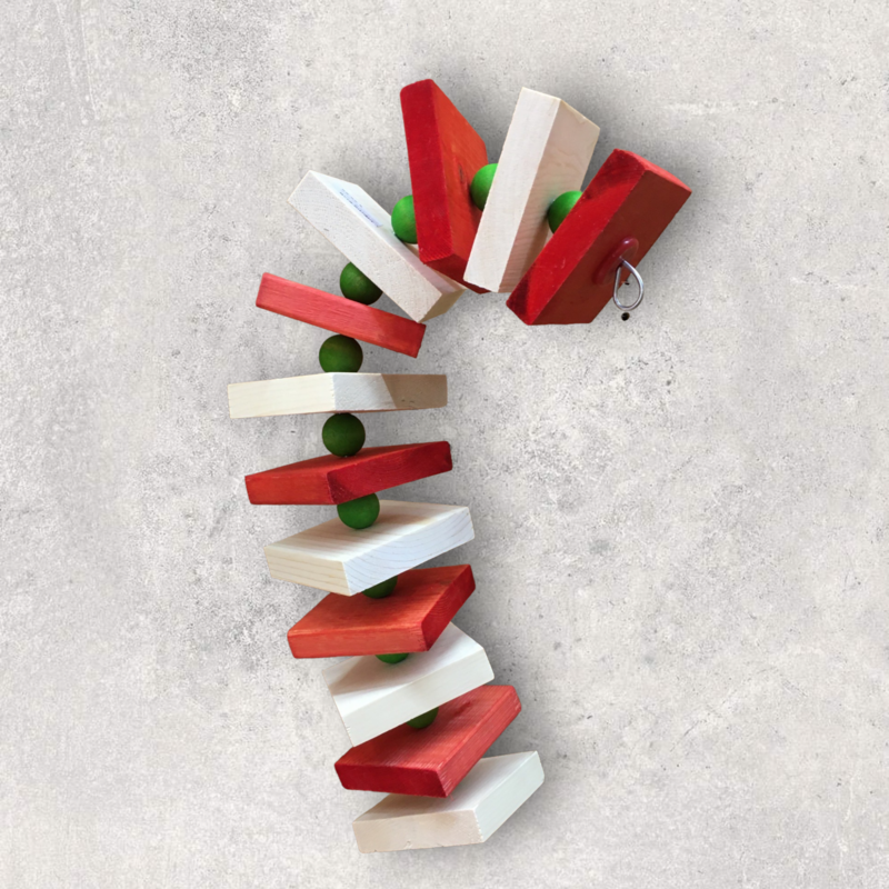 Holiday Medium Wooden Candy Cane
