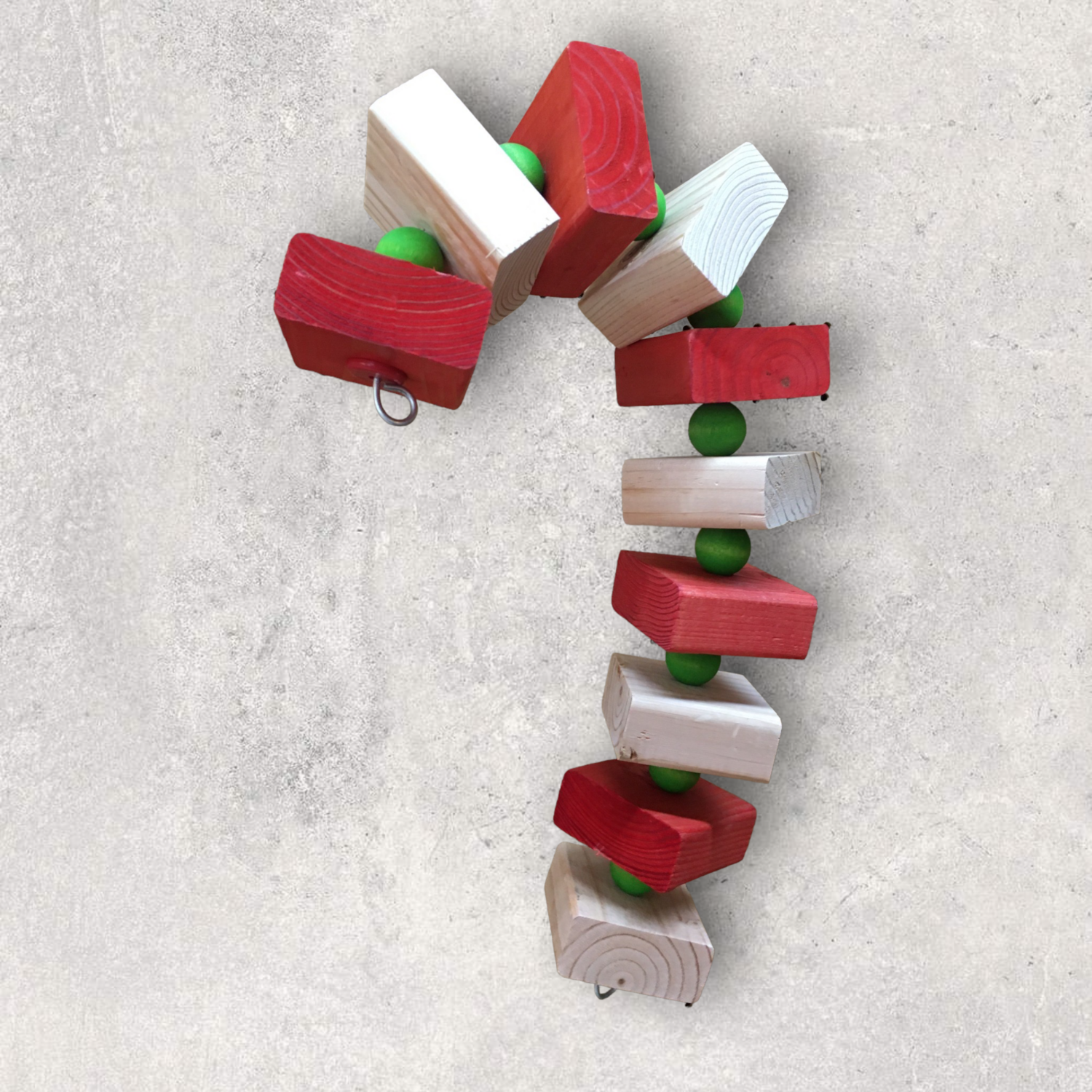 Holiday Jumbo Wooden Candy Cane