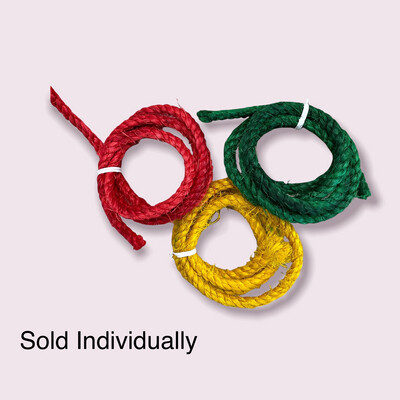 Colored Sizal Rope 48" single