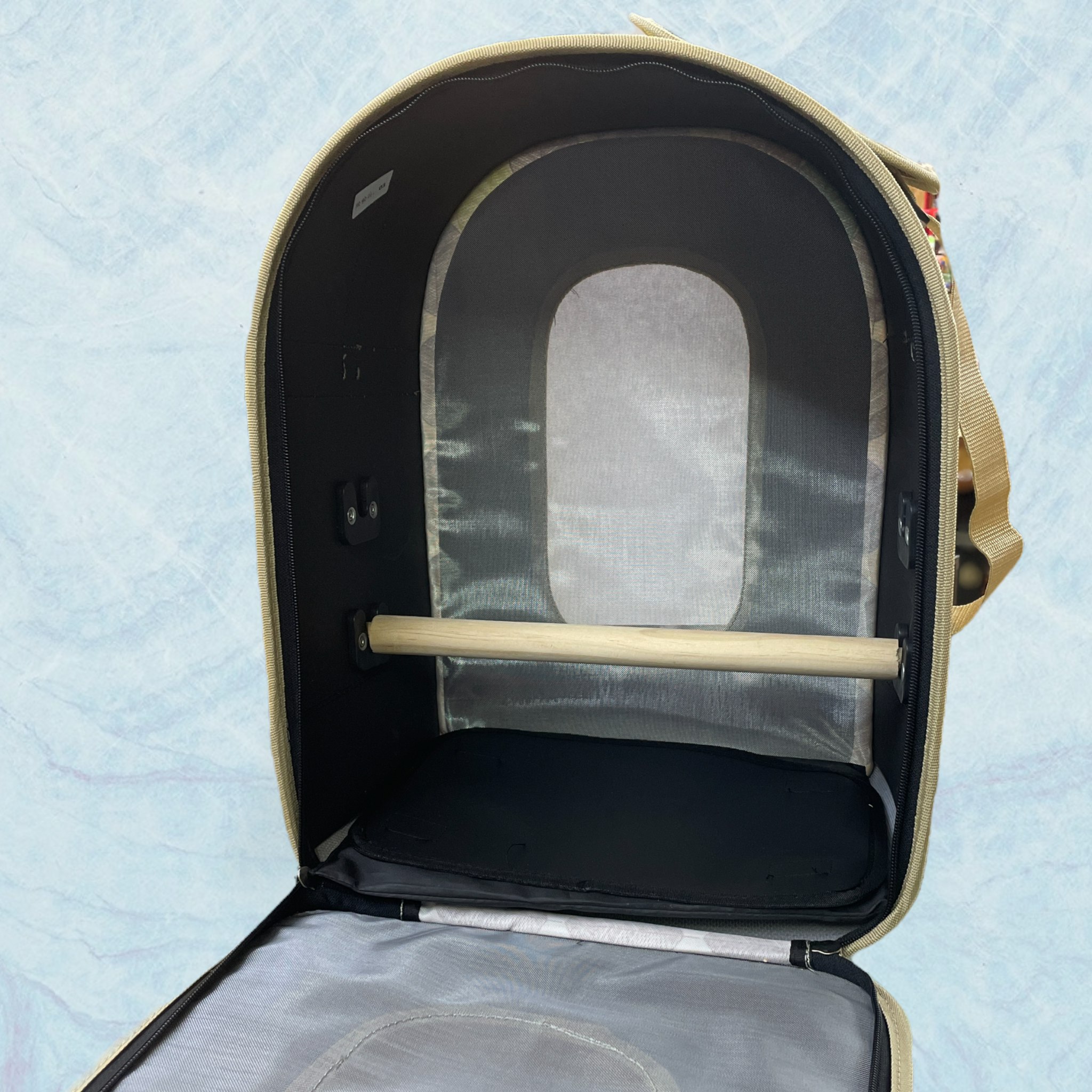 Large Tan Soft Sided Carrier