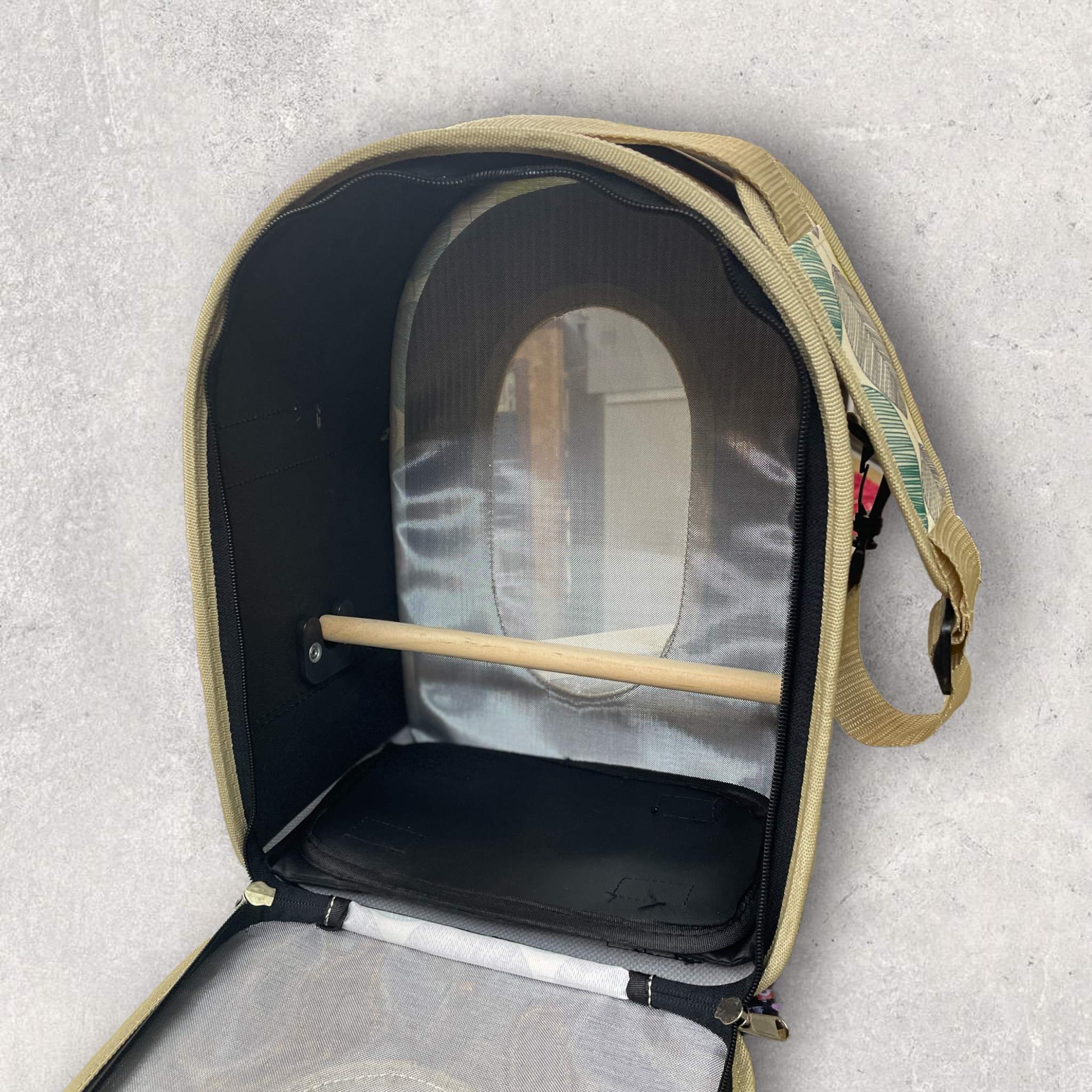 Small Tan Soft Sided Carrier