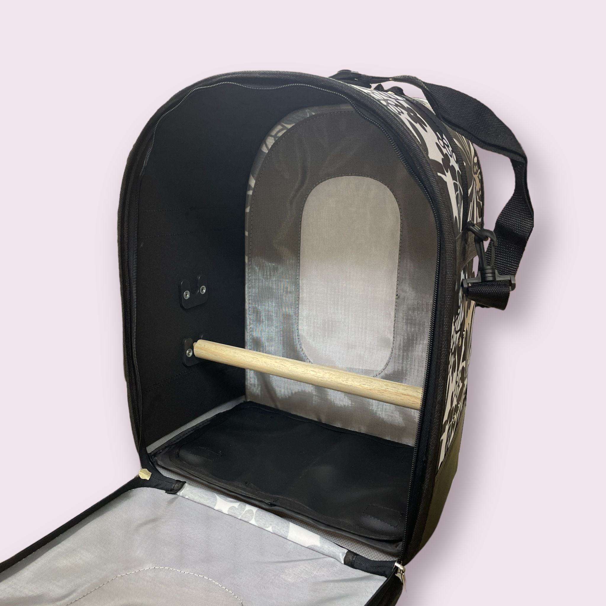 Large Black Soft Sided Travel Carrier