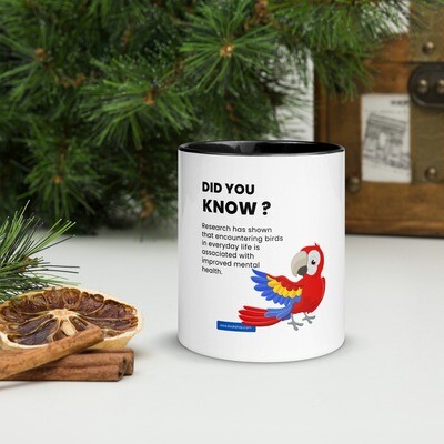 Mug with Color Inside - Birds & Mental Health
