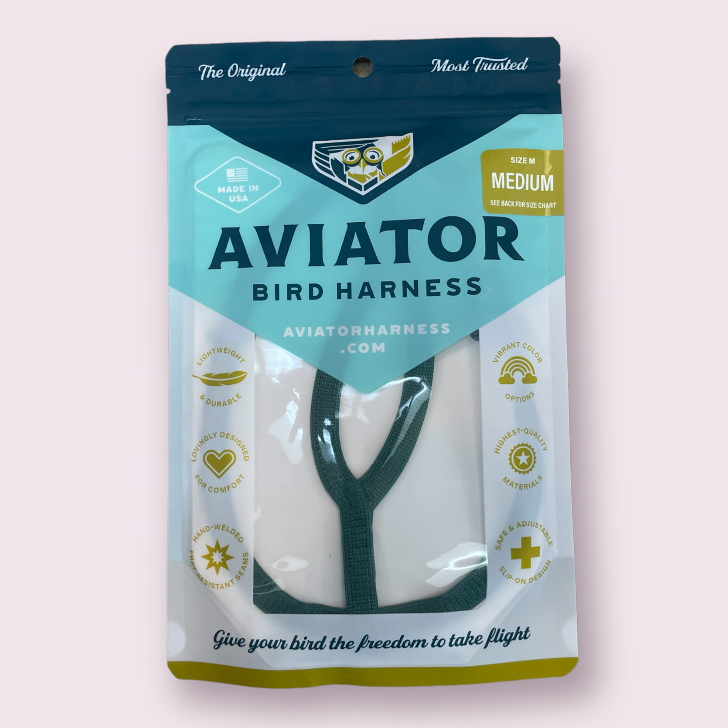 Medium Aviator Harness (Green)