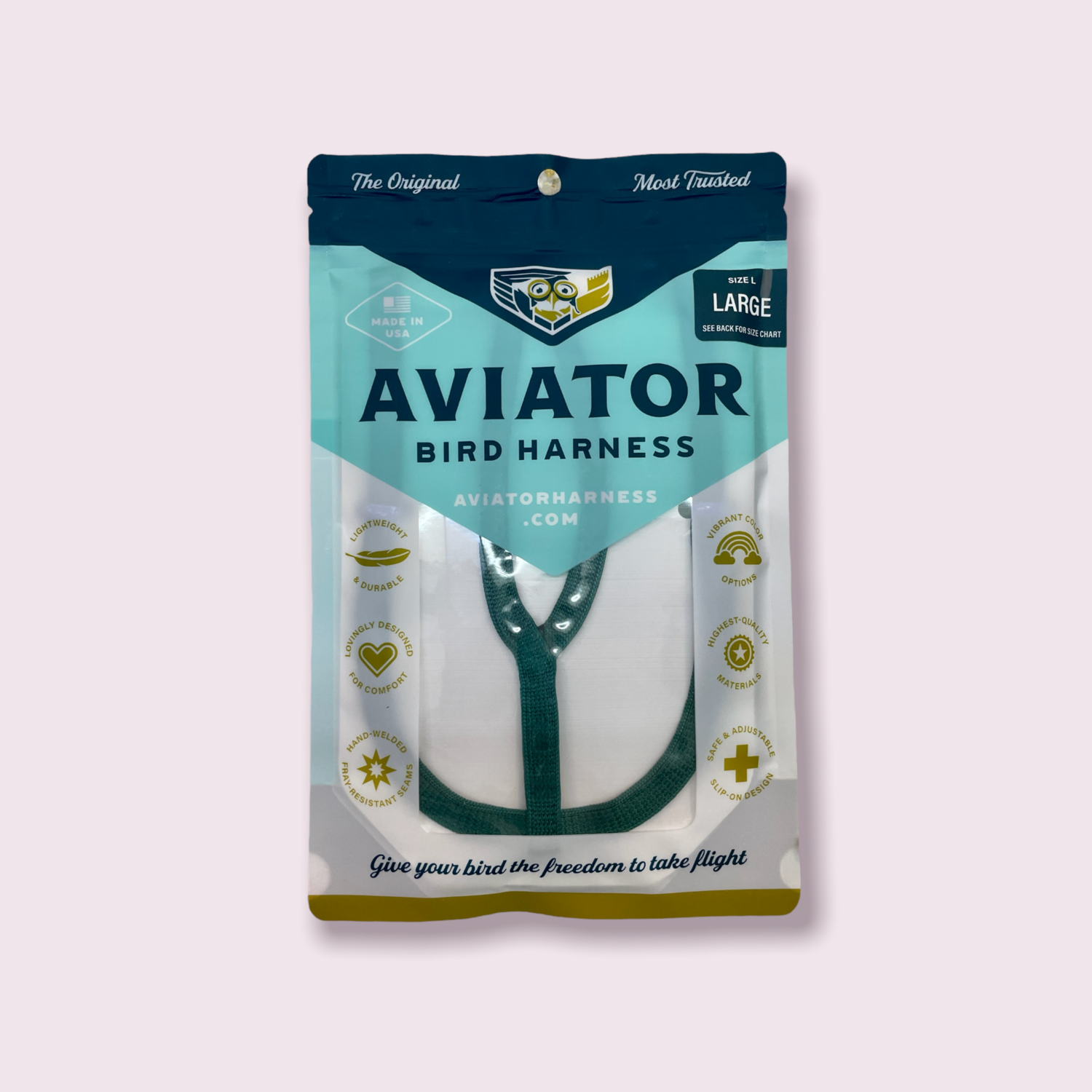 Large Aviator Harness (Blue)