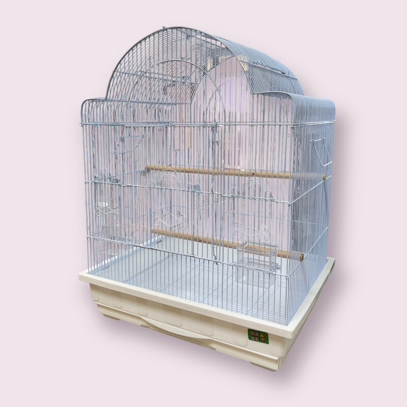 Victorian Open Top Cockatiel Cage (Ivory)
