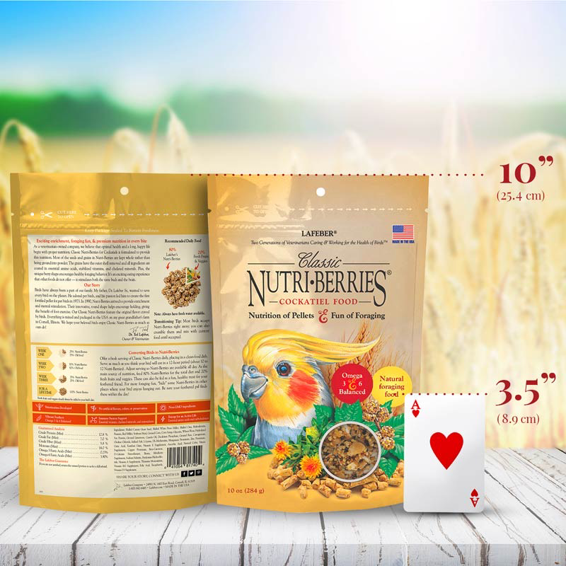 10 oz Cockatiel Nutri-Berries Classic