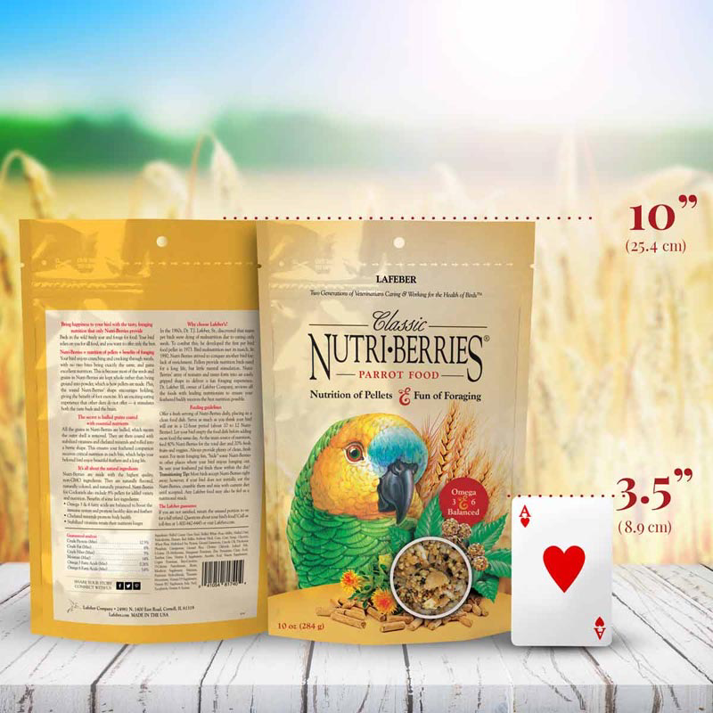 10 oz Parrot Nutri-Berries Classic