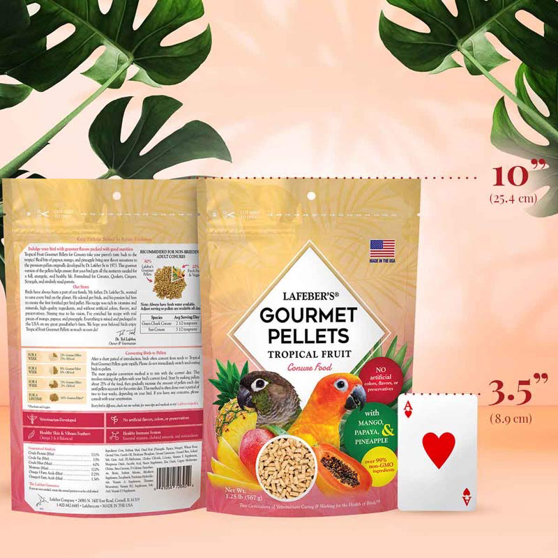 4lb Conure Tropical Fruit Pellets