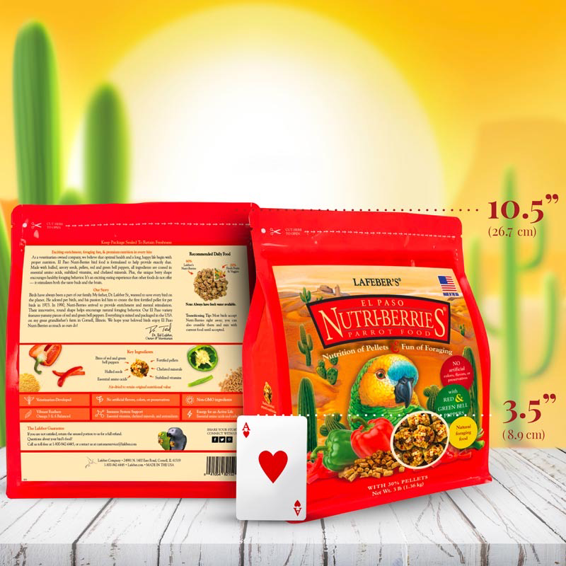 3 Lb Parrot El Paso Nutri-Berries