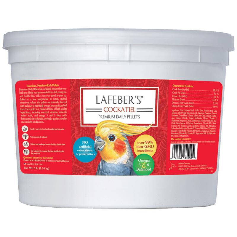 5 Lb Cockatiel Pellets