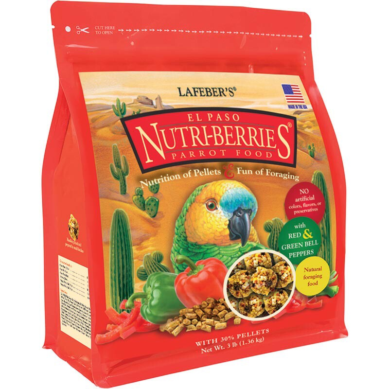 3 Lb Parrot El Paso Nutri-Berries