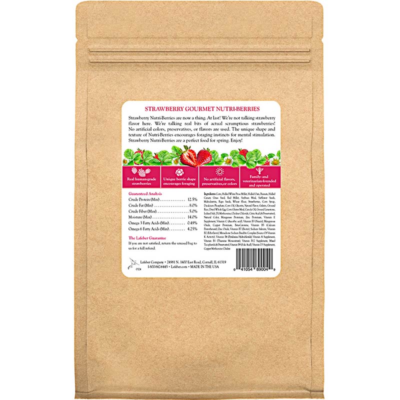 10 oz Parrot Strawberry Nutri-Berries (Limited Edition)