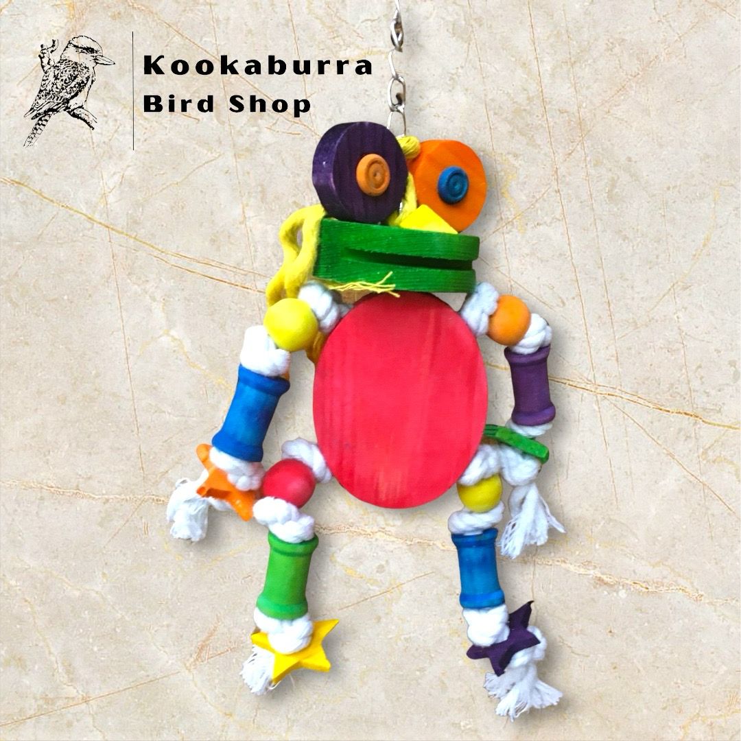 Silly Wooden Frog