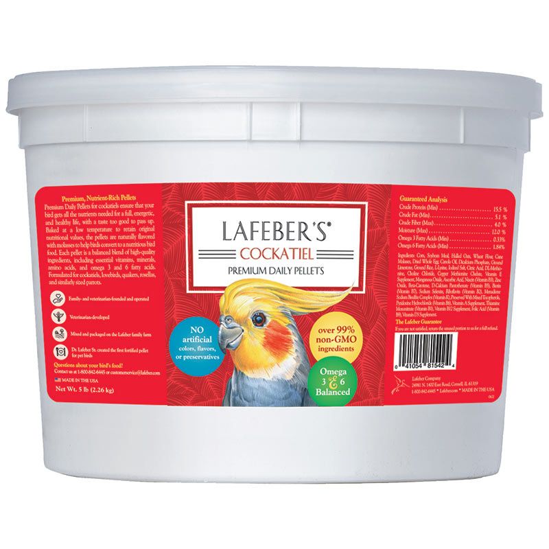 5 Lb Cockatiel Pellets