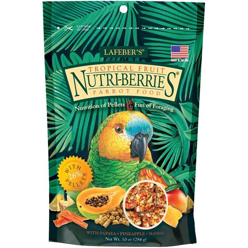10 oz Parrot Tropical Fruit Nutri-Berries