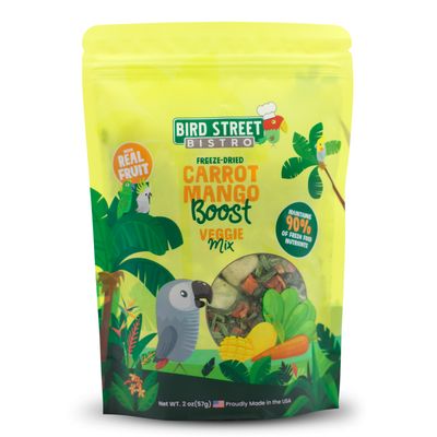 Carrot Mango Boost - Parrot Veggie Mix