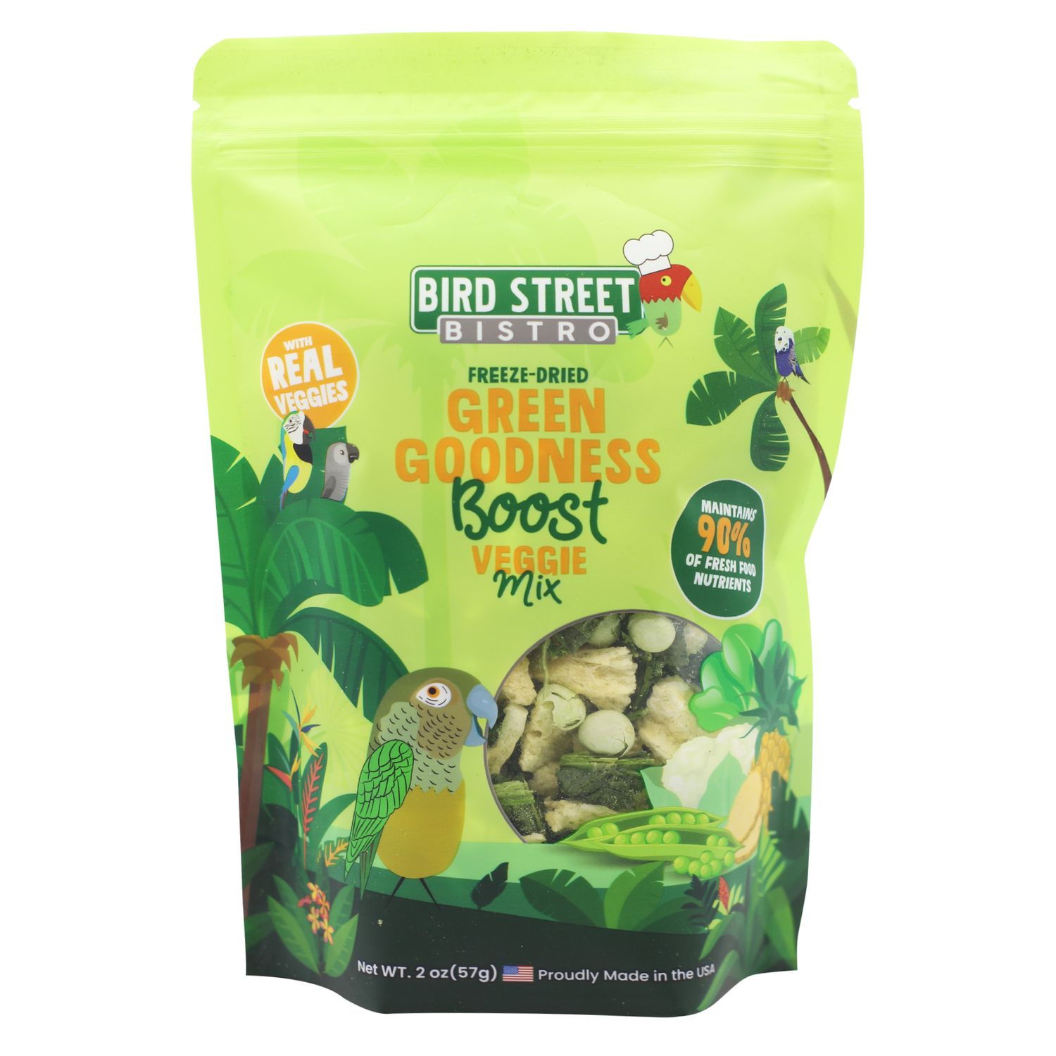 Green Goodness Boost - Parrot Veggie Mix Green Goodness Boost - Parrot Veggie Mix