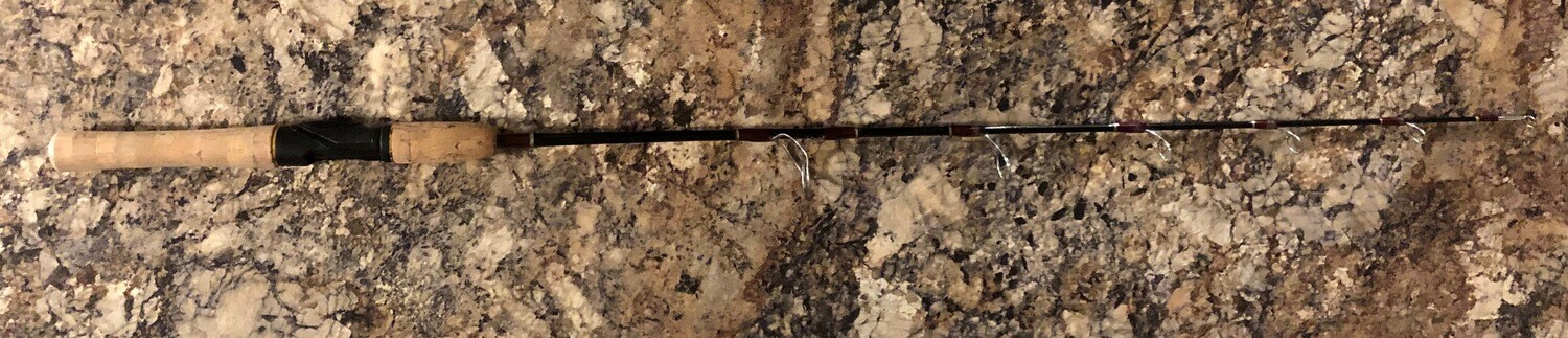 AF 38 HEAVY HEAVY SPINNING REEL ROD great for jigging big lakers and heavy baits